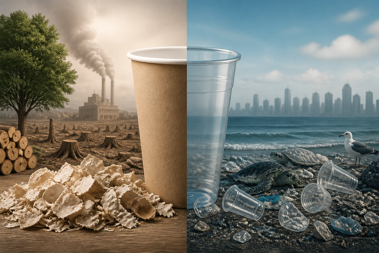 Why Your Favorite Coffee Shop's Paper Cup is Actually Worse Than Plastic