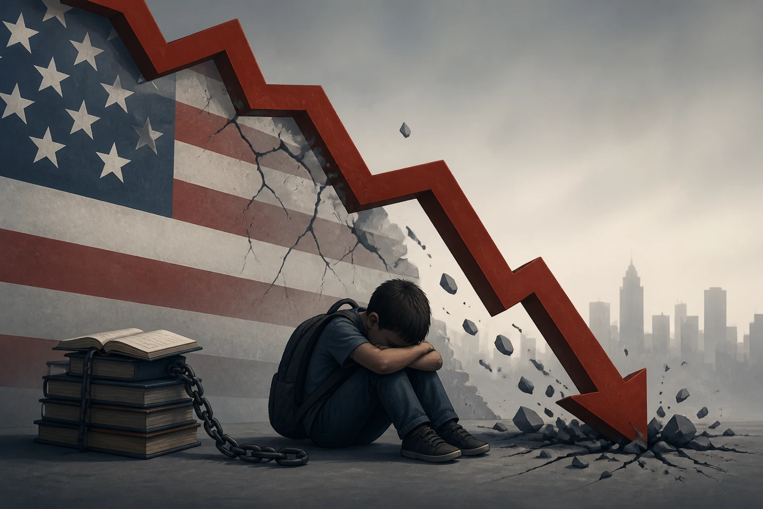 American Children Failing at Record Rates: Test Scores Plummet