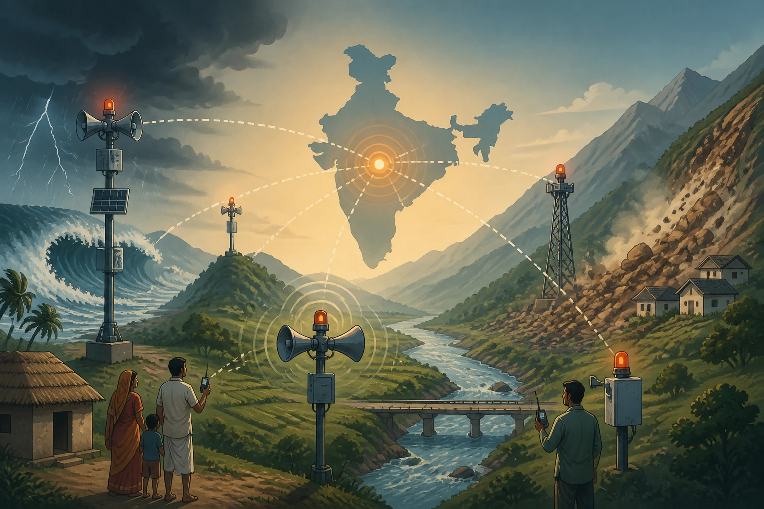 India Is Building a Disaster Alert System Without Internet