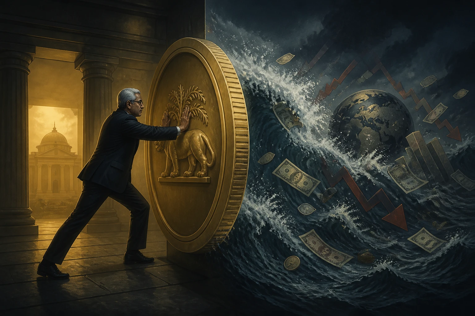 RBI Is Fighting a Currency Crisis Behind the Scenes