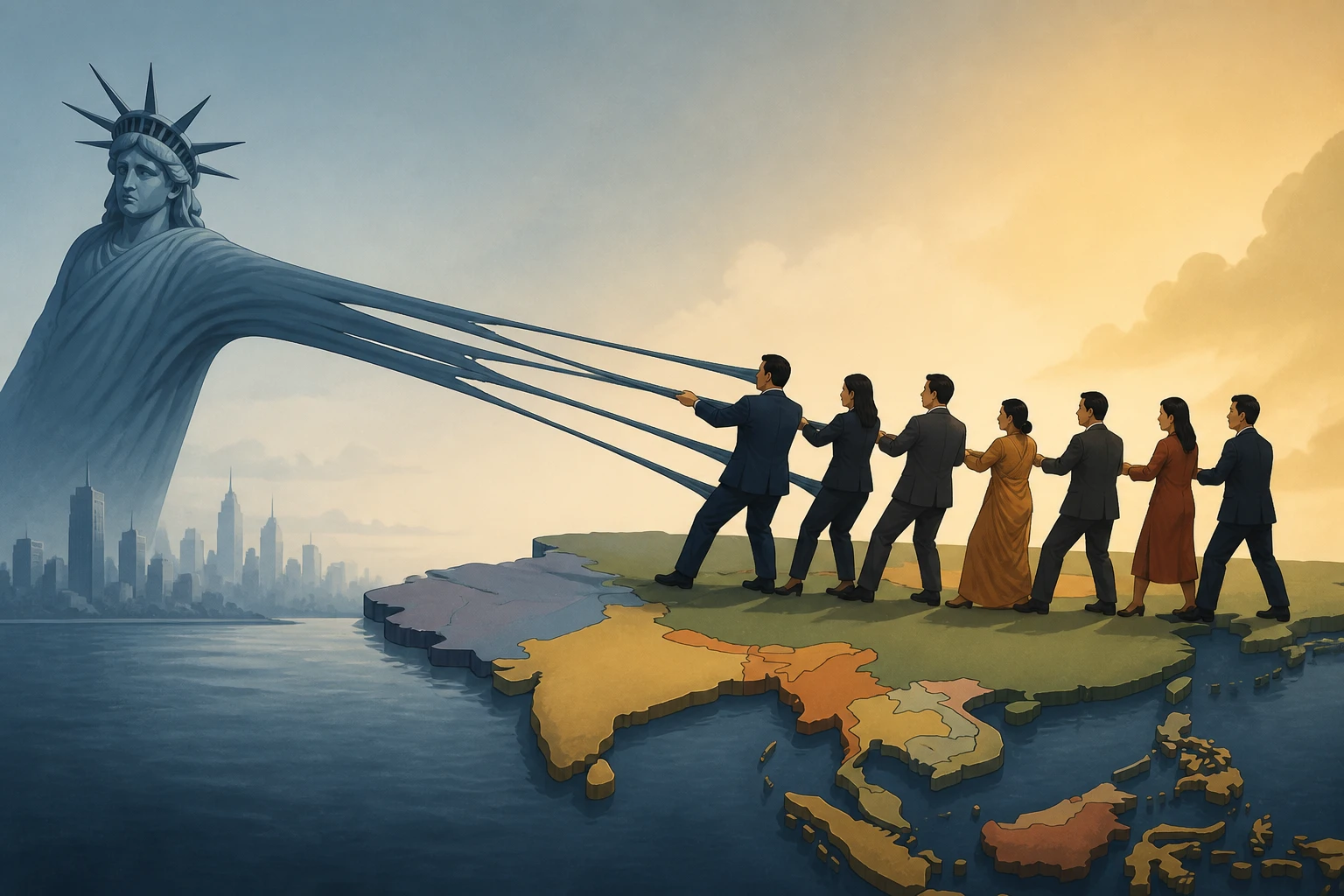 Asia is beginning to plan for a world where America is overstretched