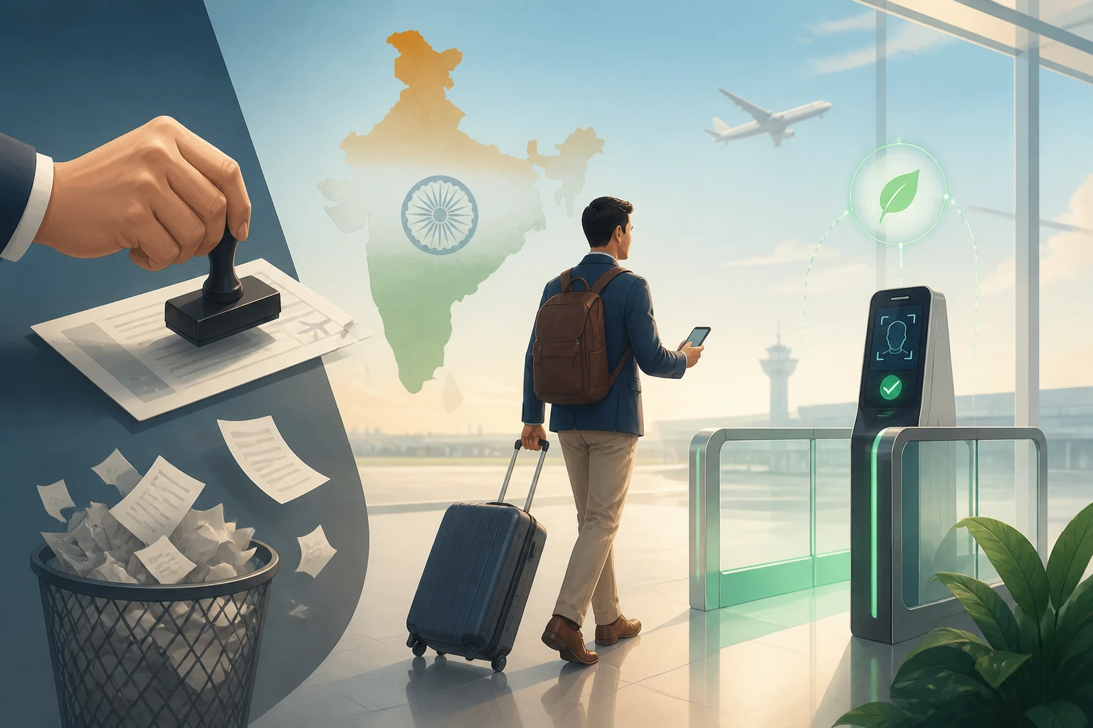 Paperless Immigration: India Stops Stamping Boarding Passes for International Flyers
